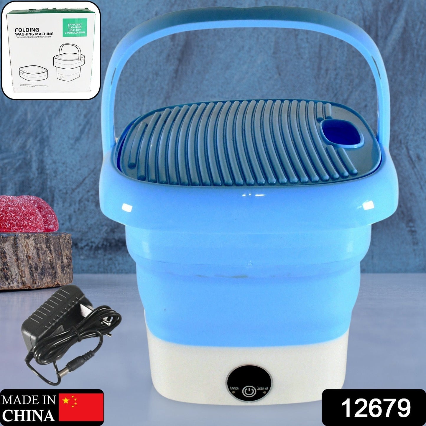 Portable Washing Machine, Mini Folding Washer and Dryer Combo, for Underwear, Socks, Baby Clothes, Travel, Camping, RV, Dorm, ApartmentÃ‚Â 