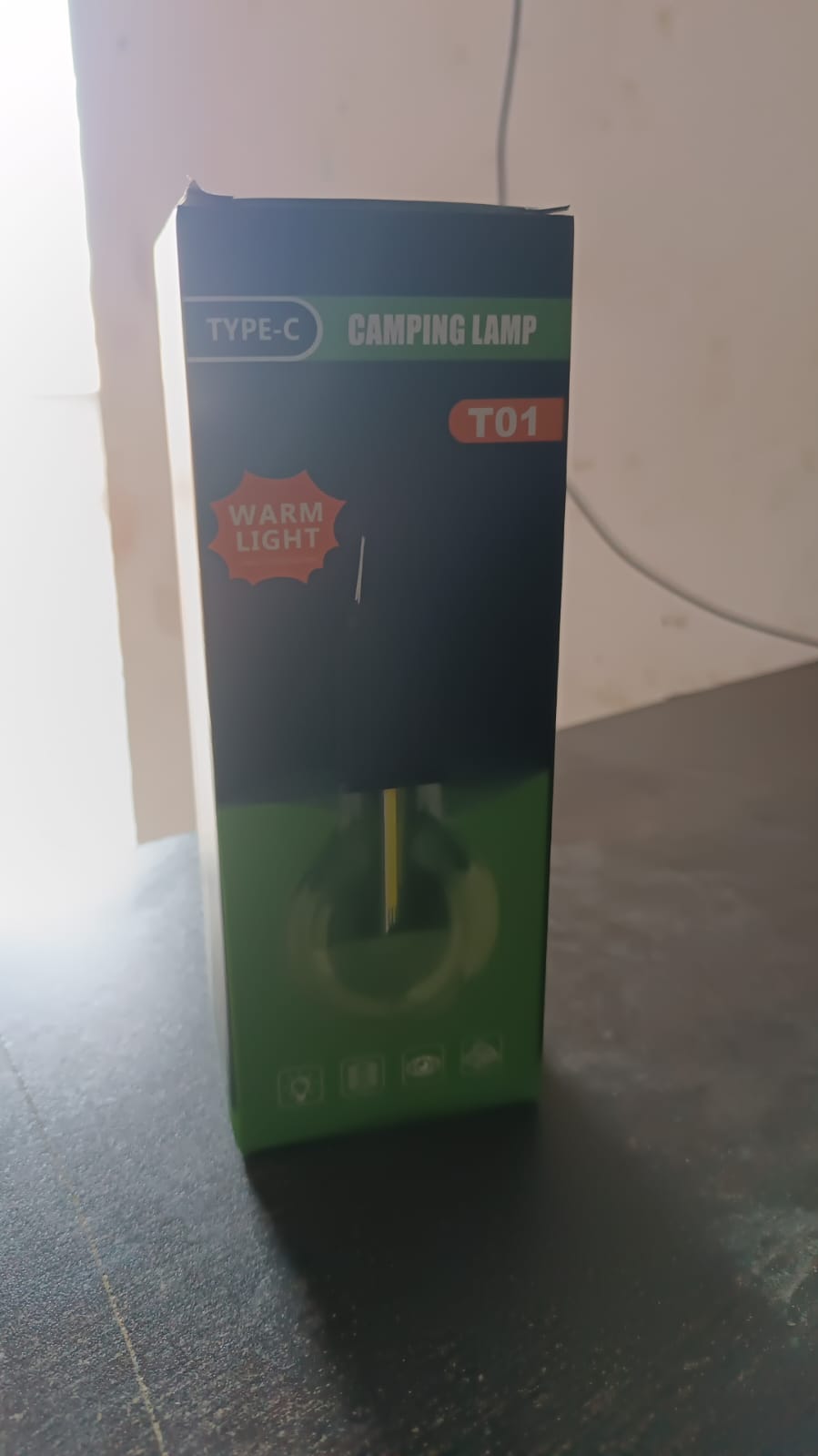 Rechargeable LED Camping Lantern Ã¢â‚¬â€œ 3 Modes, Portable with Clip Hook (1 Pc)