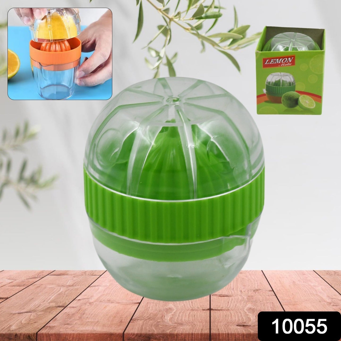 Manual Drink Orange Lemon Citrus Lime Fruit Juice Juicer Squeezer, BPA Free, Press & Pourer With Lid Plastic ManualÃ‚Â (1 Pc)