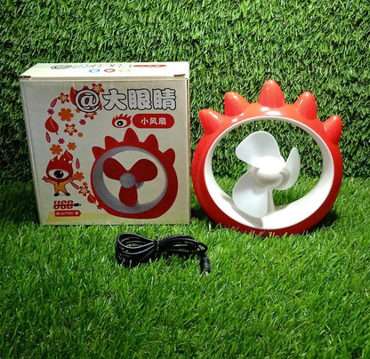 Mini Desktop Fan Ã¢â‚¬â€œ Rechargeable USB Cooling Fan for Home, Office & Car (Battery Not Included)