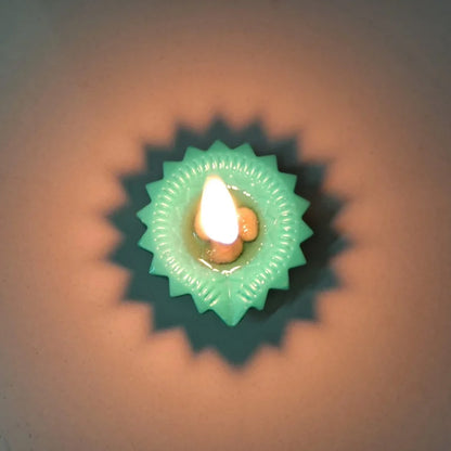 Silicone Diya For Diwali Attractive Design Colourful Diya Combo (Mix Design 2 Pc)