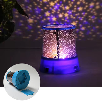 LED Projector Night Light Amazing Lamp, 3 Battery operated lamps, Rotation With the music Function, Master for Kids Bedroom Home Decoration NightÃ‚Â Romantic Gift (Battery Not Included / 1 pc)
