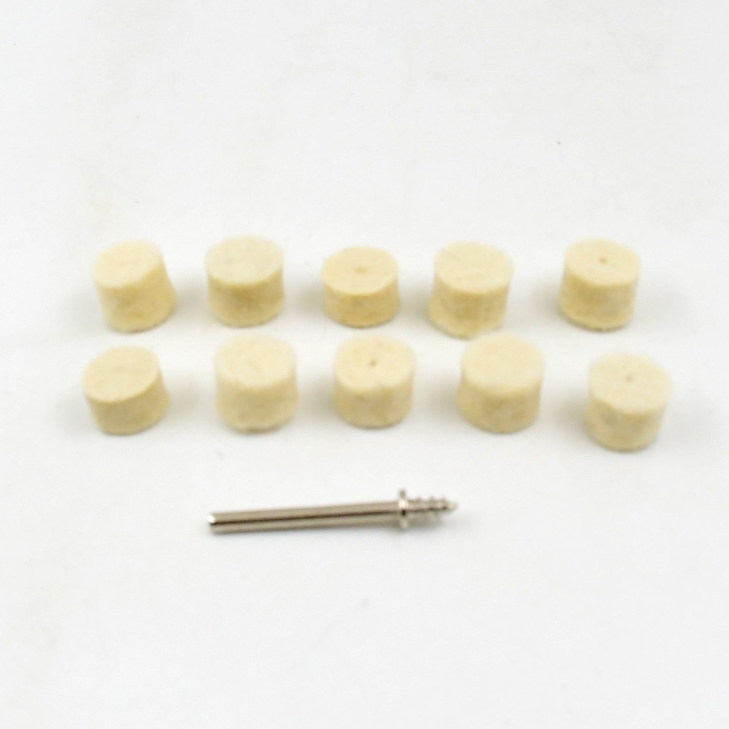 Rotary Tool Accessory Wool Felt Polishing Pad Felt (11 Pcs Set)