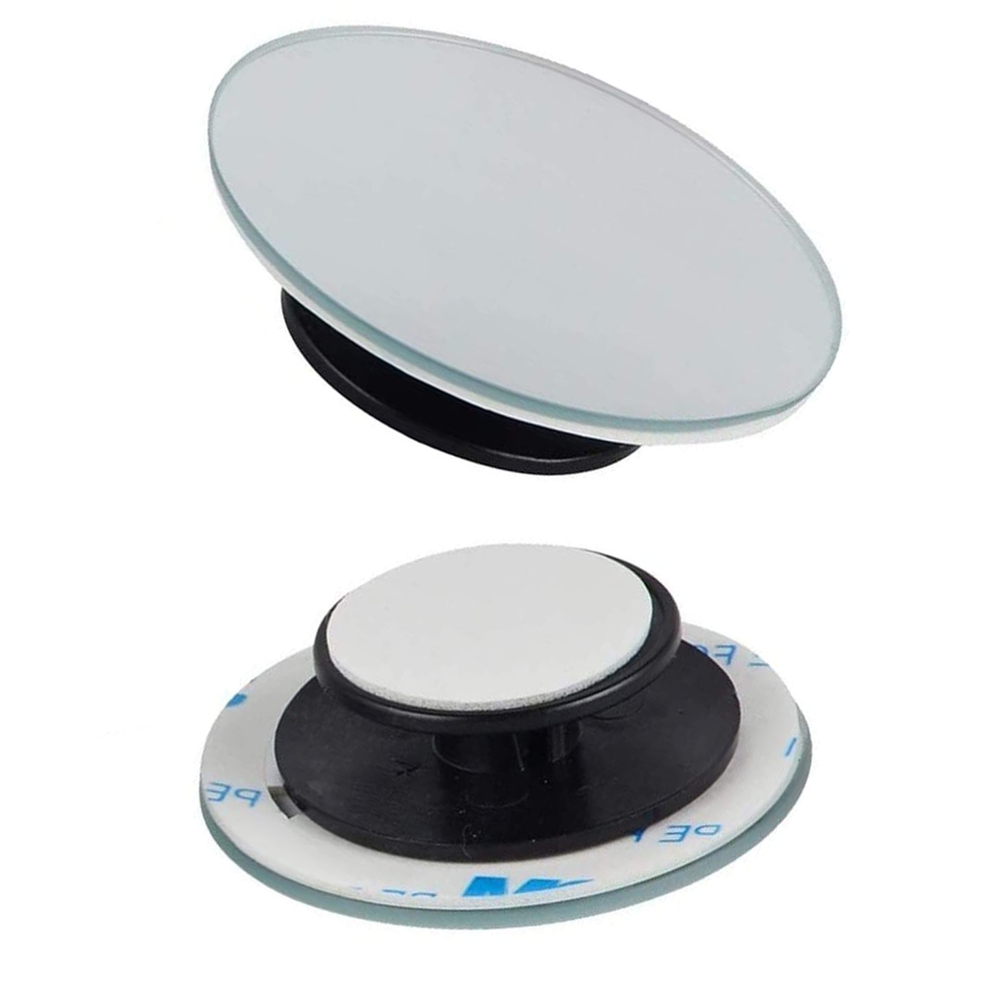 Car Blind Spot Side Mirror Round Hd Glass Blind Spot Mirror Rear View Mirror (2 Pcs Set)