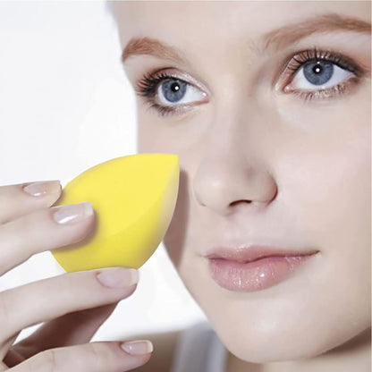 Makeup Sponges Set Perfect For Liquid Cream And Powder (4 Pcs Set With Case)