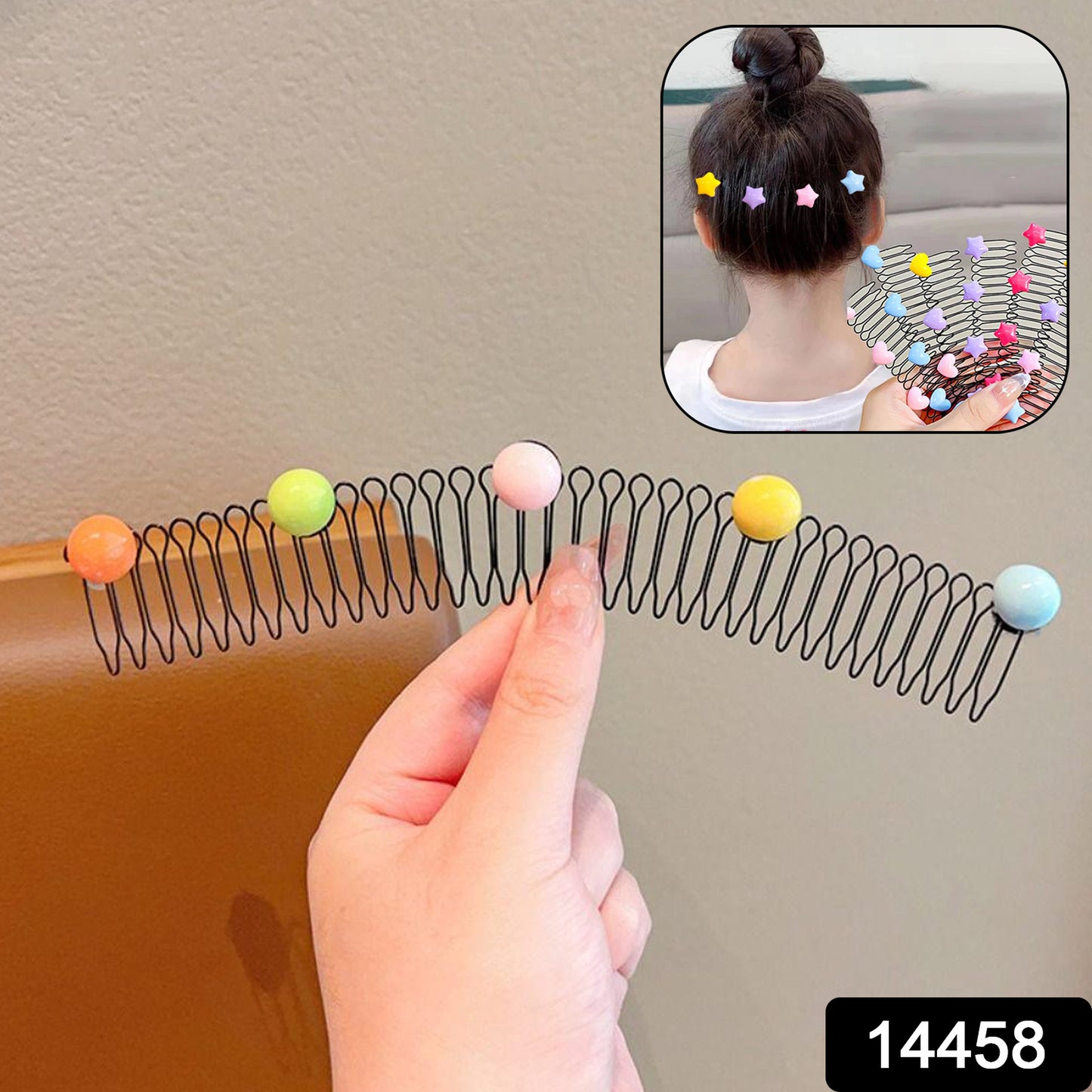 Cartoon Clip For Kids Girls Curly Hair Tidying Comb Hair Accessory For Women (1 Pc)