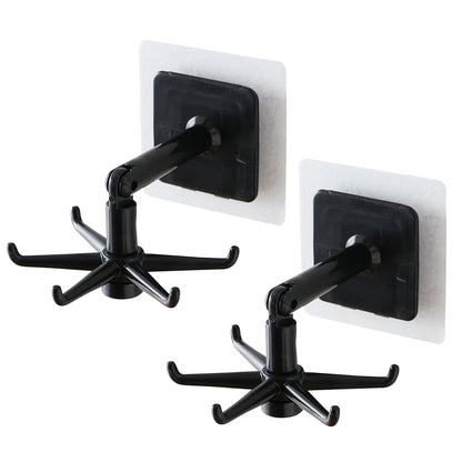 360Â° rotatable hooks for hanging, brown box packaging