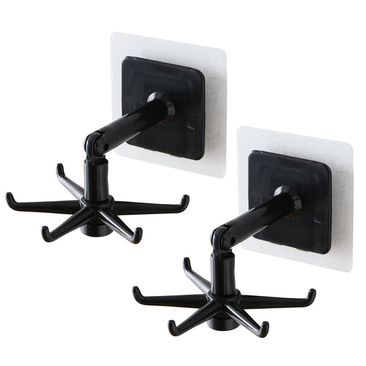 360Â° rotatable hooks for hanging, brown box packaging