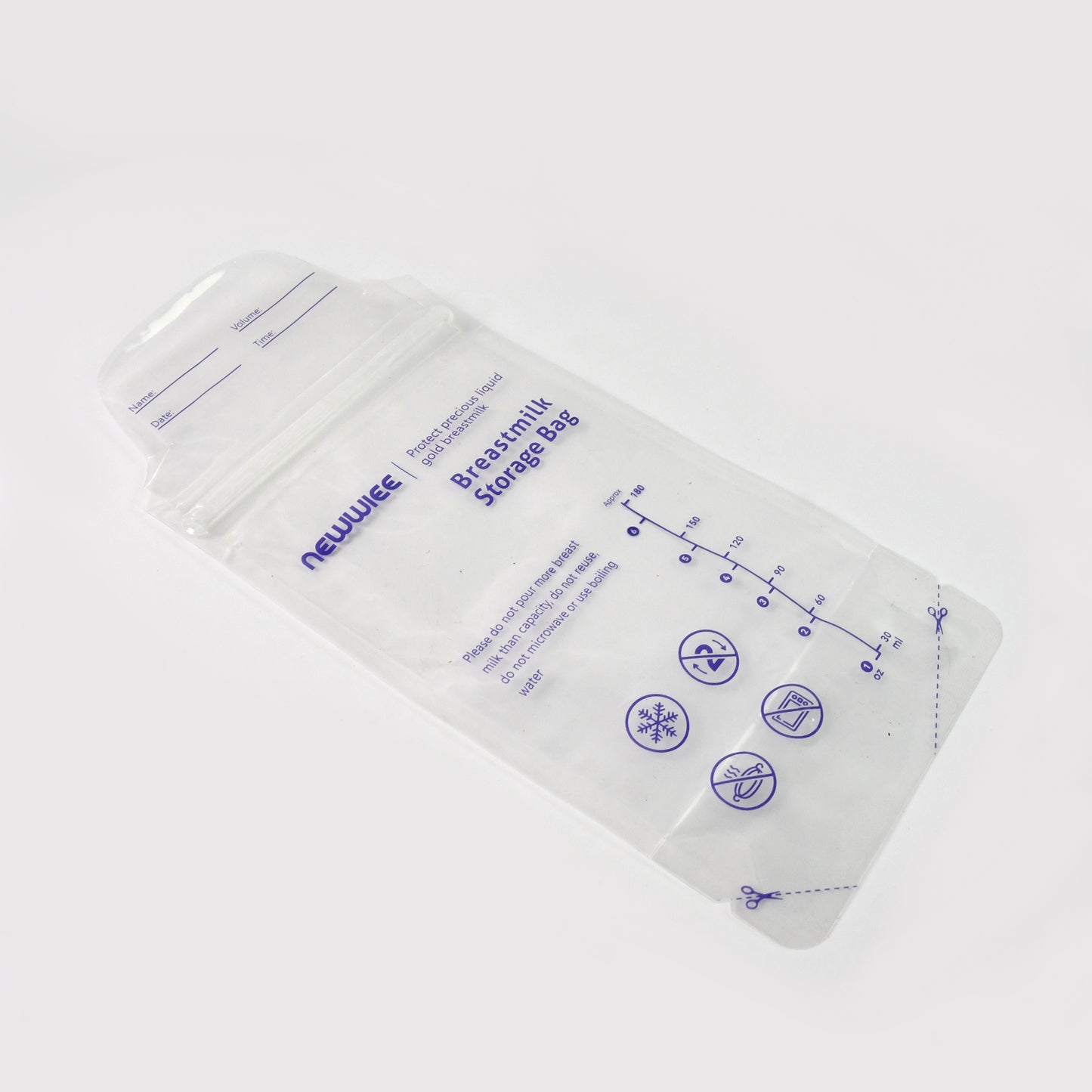 Breastmilk Storage Bags Double Zipper Seal (2 Pc)
