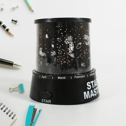 LED Projector Night Light Amazing Lamp, 3 Battery operated lamps, Rotation With the music Function, Master for Kids Bedroom Home Decoration NightÃ‚Â Romantic Gift (Battery Not Included / 1 pc)