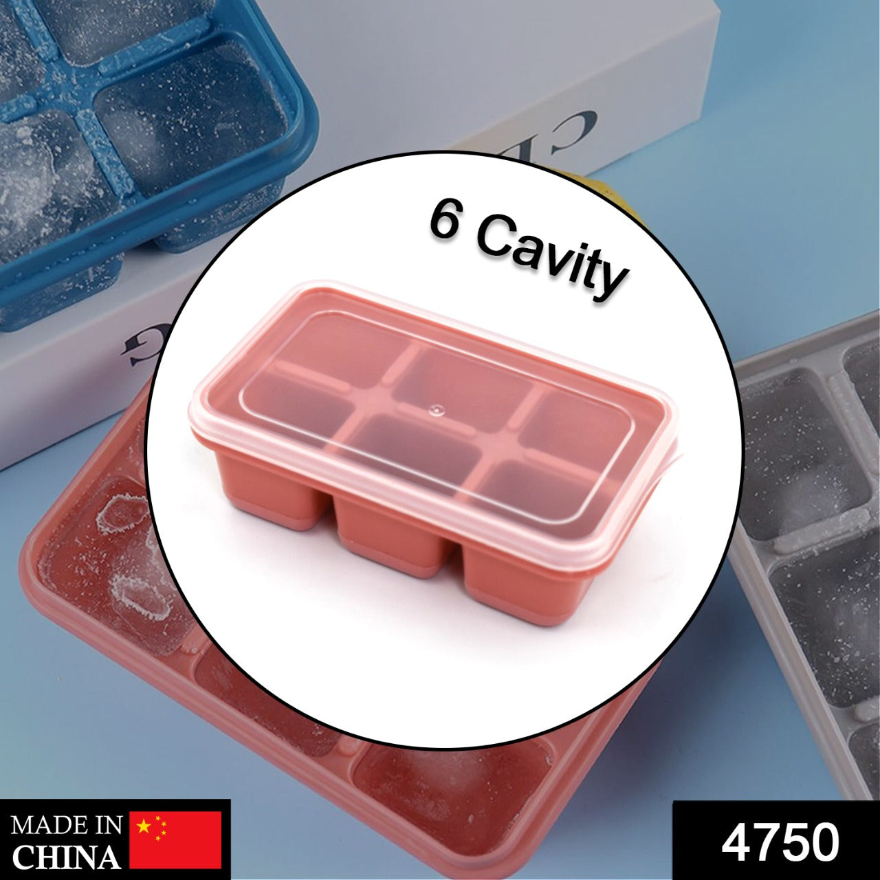 6-Cavity Silicone Ice Tray Ã¢â‚¬â€œ Ideal for Kitchen & Home Use