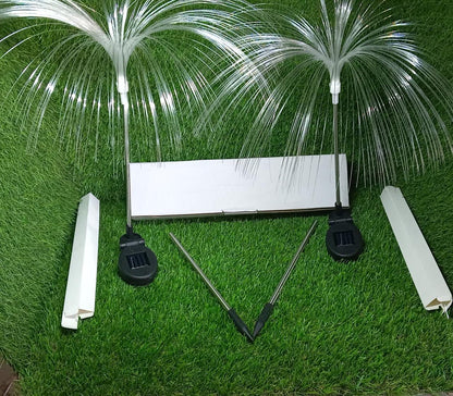 Solar Outdoor Lights Ã¢â‚¬â€œ 7-Color Waterproof Jellyfish Like Firework Home Decor (2pcs)