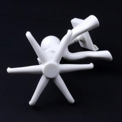 360Ã‚Â° Rotating 6-Claw Hook Ã¢â‚¬â€œ Kitchen & Bathroom Organizer (1 Pc | White)