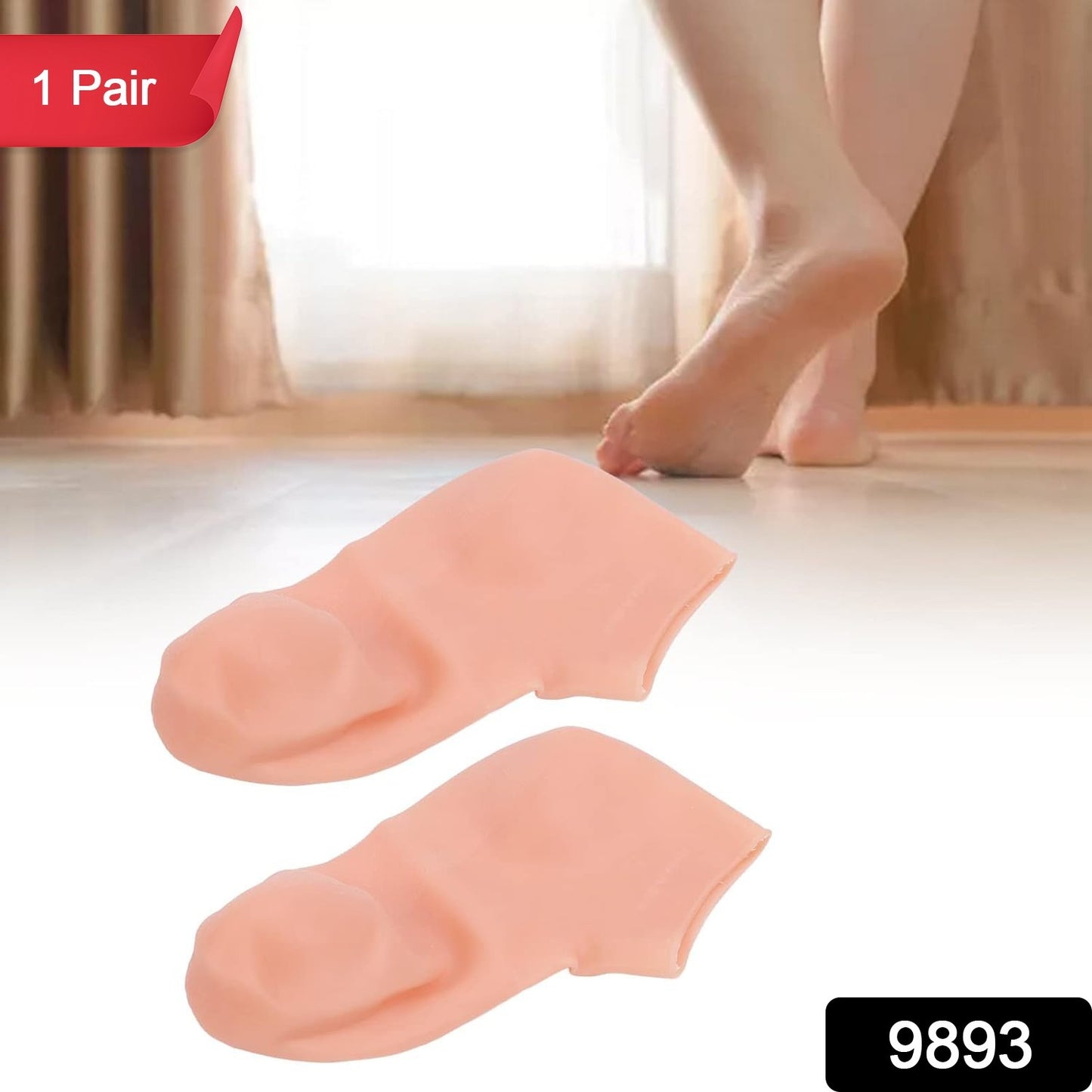Silicone Soft Moisturizing Socks (1 Pair)