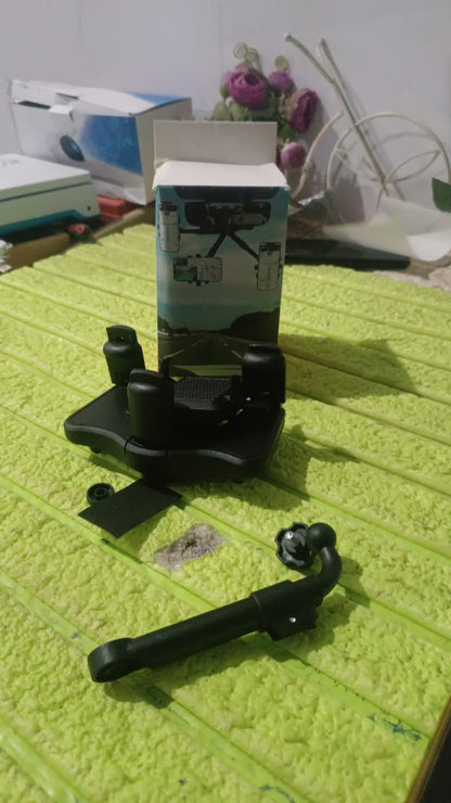 360 Ã‚Â° Rotating Car Rear View Mirror Phone Holder (1 Pc)