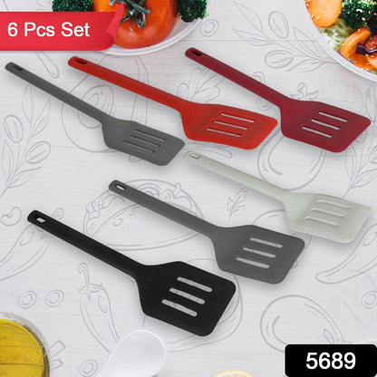 Multipurpose Silicone Spoon, Silicone Basting Spoon Non-Stick Kitchen Utensils Household Gadgets Heat-Resistant Non Stick Spoons Kitchen Cookware Items ForÃ‚Â Cooking and Baking (6 Pcs Set)