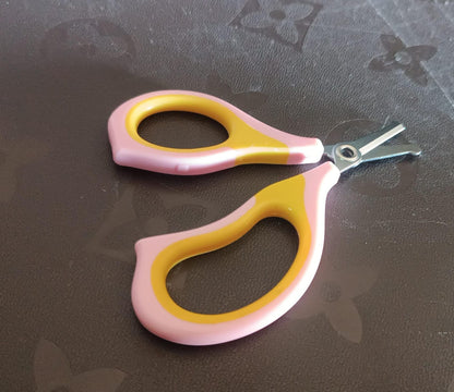 Baby Safety Nail Cutter Scissors for Safe Nail Clipping (2 Pc / Mix Color)