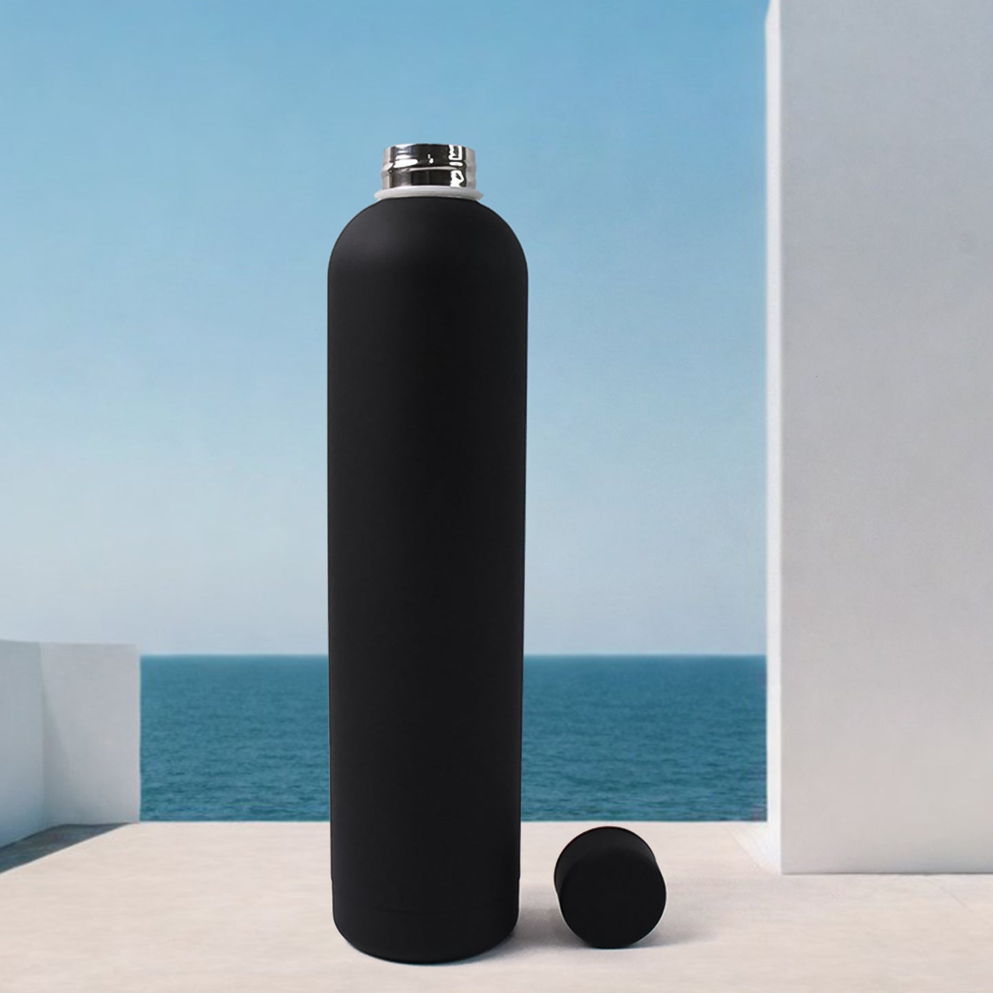 Stainless Steel Double Wall Vacuum-insulated Drink Water Bottle (1000 Ml Approx)