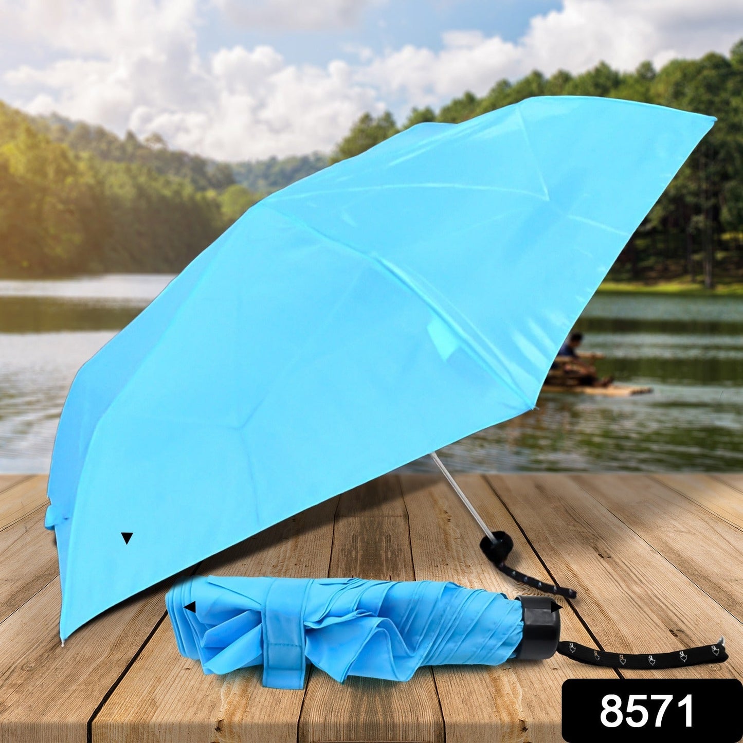 3-FoldÃ‚Â Umbrella Summer Sun and Rain ProtectionÃ‚Â Foldable Cute UmbrellaÃ‚Â || UV Protection Rain Sun Umbrella || Travel Accessories || Umbrella for Children, Girls, and Boys (1 Pc)Ã‚Â 