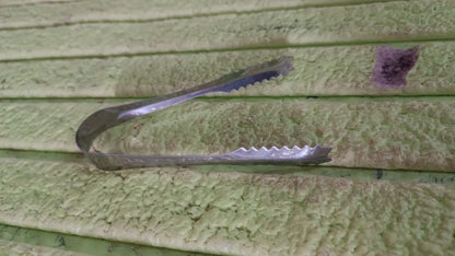 Stainless Steel Tong for Lifting Ice Cubes, Sugar Cubes | Serving Tongs (13 Cm / 2 Pc)