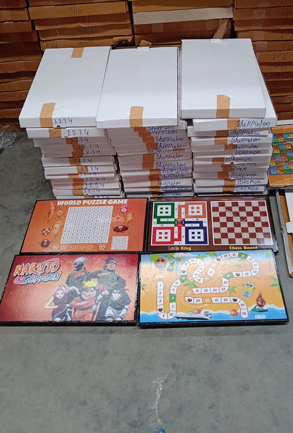 Foldable Multipurpose Mix Design Games Table Board || Bed Study Table (48 Ãƒâ€” 28 Cm / 1 Pc)Ã‚Â Ã‚Â 