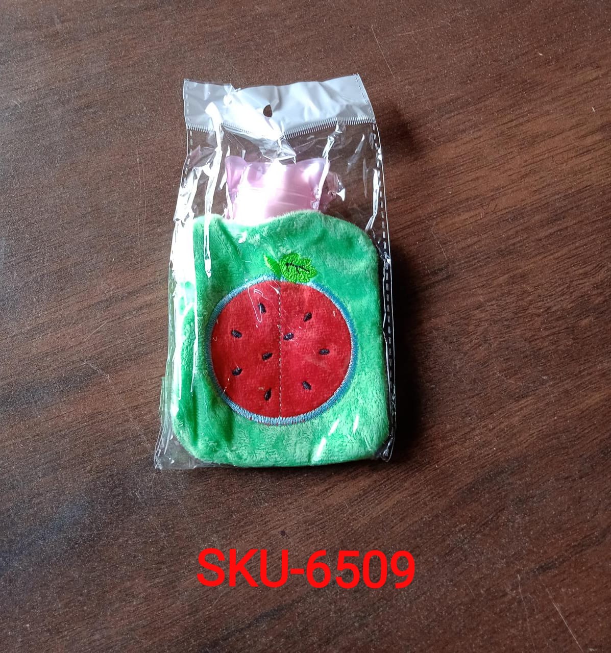 Watermelon Small Hot Water Bag with Cover Ã¢â‚¬â€œ Pain Relief Warmer