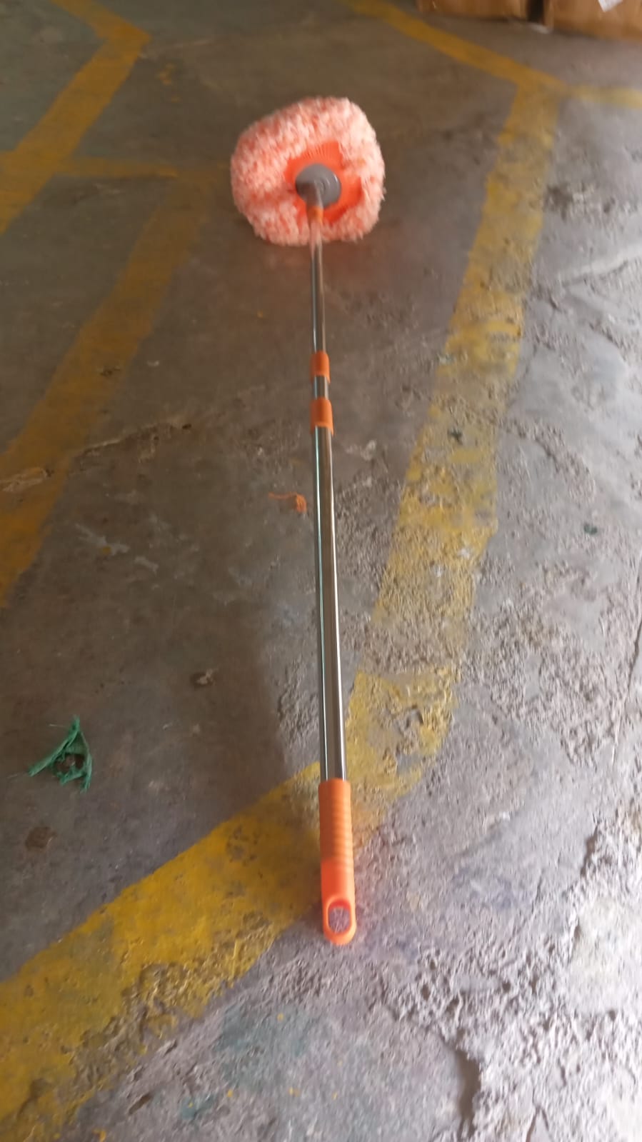 360Ã‚Â° Rotatable Ceiling Dust Cleaning Mop Extendable Long Lightweight Handle Mop Heads Pad, Spin Scrubber for Ceiling Floor Bathroom Kitchen Tile