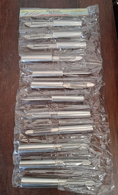 Stainless Steel Peeler Set Ã¢â‚¬â€œ Multi-Purpose Handle for Peeling & Shredding (12 Pcs Set)