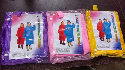 Outdoor raincoat for kids, girlâ€™s & boyâ€™s rainwear