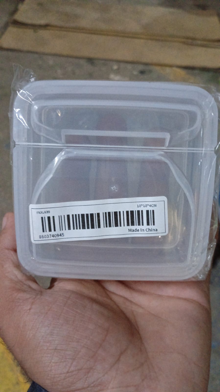 Transparent Storage Box Food Storage (1 Pc / 10Ãƒâ€”10 CM)