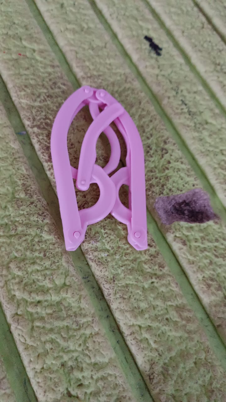 Travel Hangers, Portable Folding Clothes Hangers (4 Pc / Small)