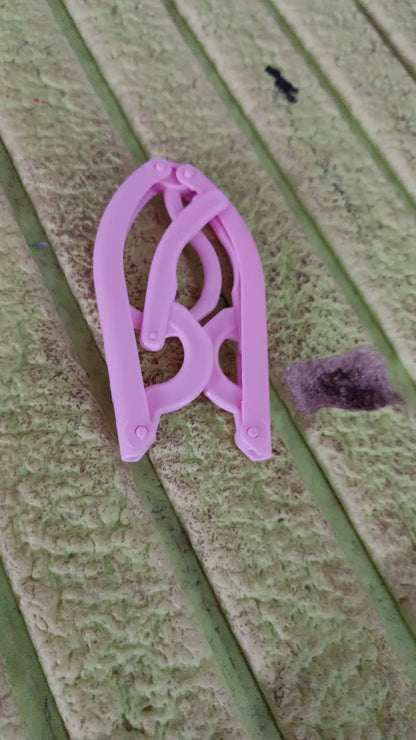 Travel Hangers, Portable Folding Clothes Hangers (4 Pc / Small)