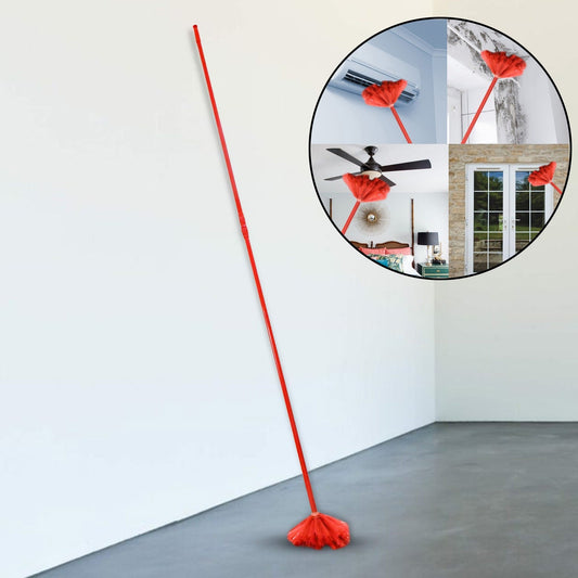 90-inch Metal Extendable Cobweb Brush Ã¢â‚¬â€œ Ceiling, Fan & Light Dust Cleaning (MOQ: 3)