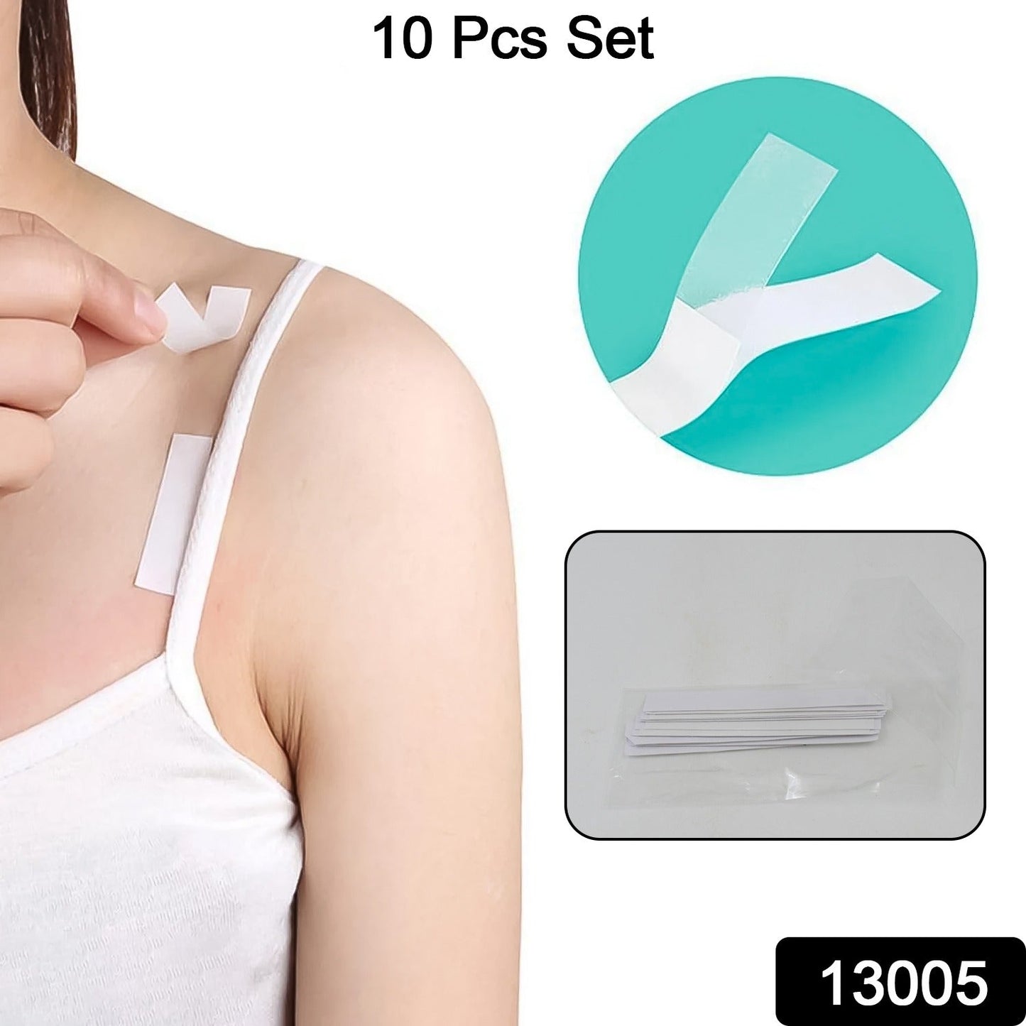 Waterproof Anti-Skid Transparent Medical Tape for Lingerie (50 Pcs Set)