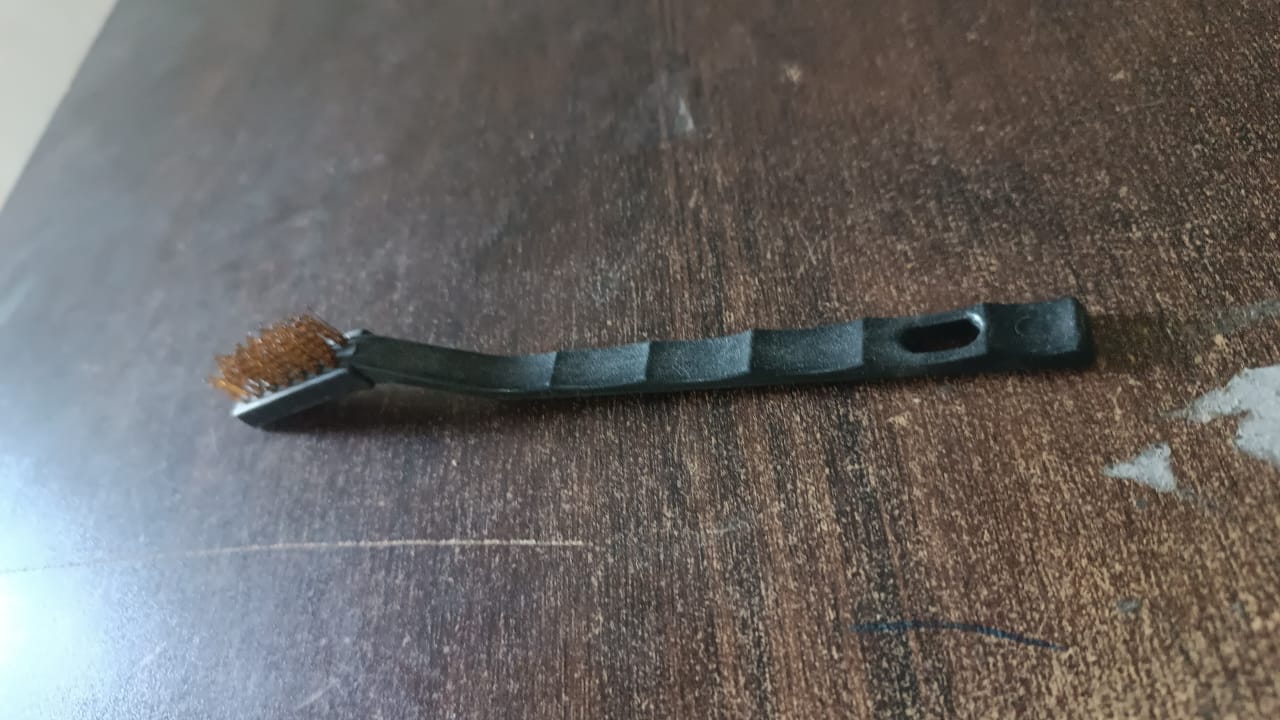 Mini Wire Brush, Brass Wire Brush- 3 Pc)