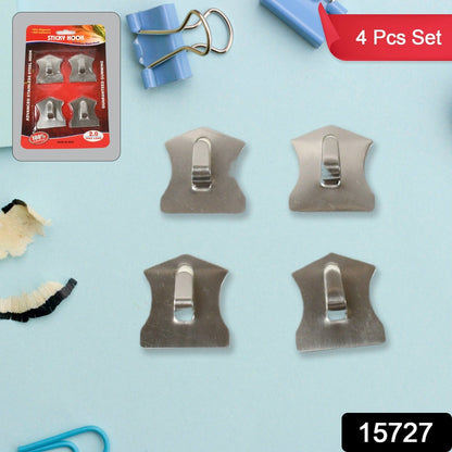 Self-Adhesive Stainless Hooks Ã¢â‚¬â€œ Waterproof for Robes, Coats & Towels