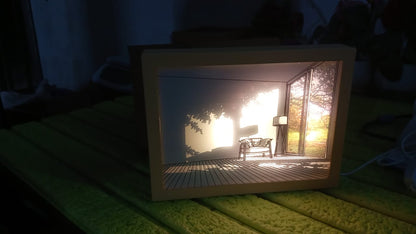 LED NightPainting Decoration Picture Frame Light (1 Pc / 20Ãƒâ€”15 CM)