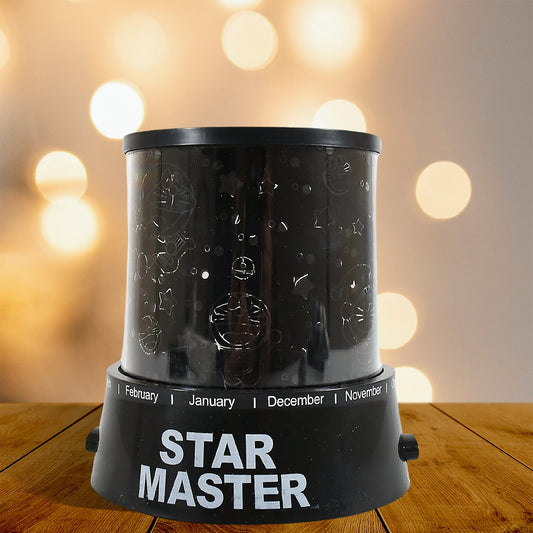 LED Projector Night Light Amazing Lamp, 3 Battery operated lamps, Rotation With the music Function, Master for Kids Bedroom Home Decoration NightÃ‚Â Romantic Gift (Battery Not Included / 1 pc)