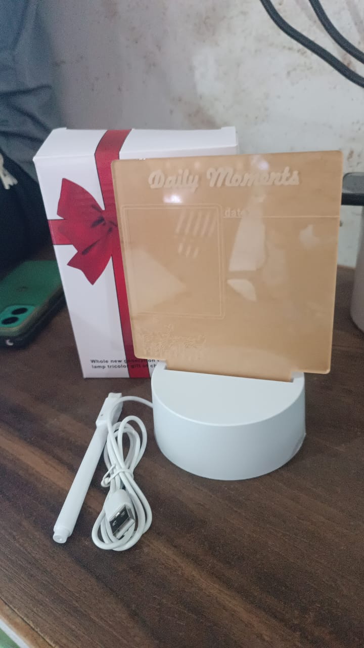 Creative Visualization Lamp 3 DÃ‚Â Acrylic Decorative Lamp (1 Pc)