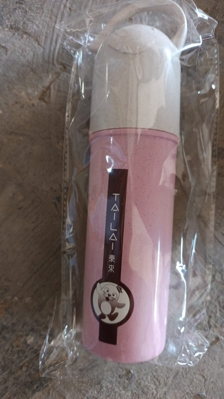 Travel Coffee Cup Portable Water Bottle Wheat Straw Coffee Tea Mug Coffee Mug with Lids & Handle for Coffee TeaÃ‚Â Portable for SchoolÃ‚Â (300 ML Approx)