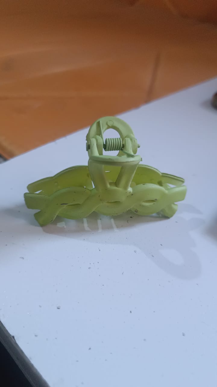 Hair Clamp Grip, Simple Matte Hair Barrette Clamp Charming Decoration Hair Fixation Decorative for Face Washing-3 pcs