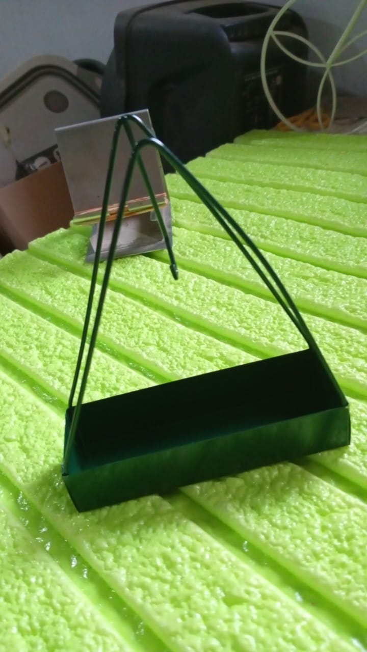 Triangular Iron Mosquito Coil Holder Ã¢â‚¬â€œ Stylish Outdoor Incense Holder