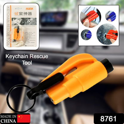 2-in-1 Emergency Safety Cutter Ã¢â‚¬â€œ Keychain Tool for Glass Breaking & Seatbelt Cutting, Portable & Handy