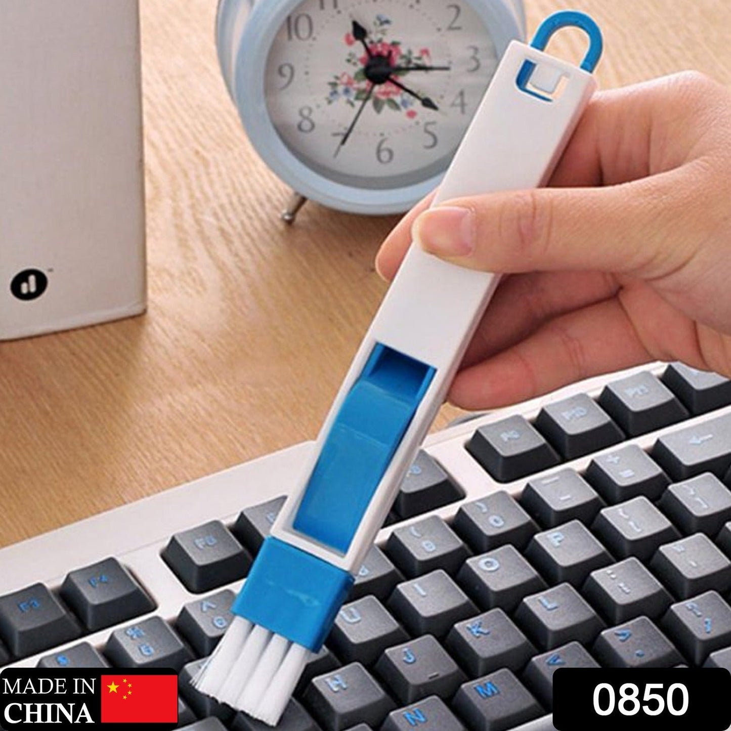 2 in 1 Multi-Function Plastic Window Slot Wardrobe Dust Removal Cleaning Brush-2 pcs
