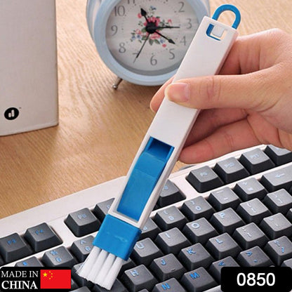 2 in 1 Multi-Function Plastic Window Slot Wardrobe Dust Removal Cleaning Brush-2 pcs