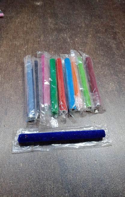 Small Velvet Pencil (10 Pc / Mix Color & Design)