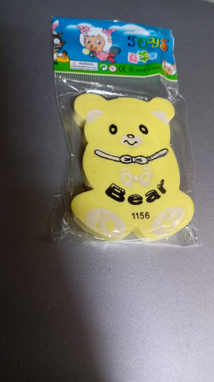 Cartoon Design Eraser (4 Pc / Mix Design)