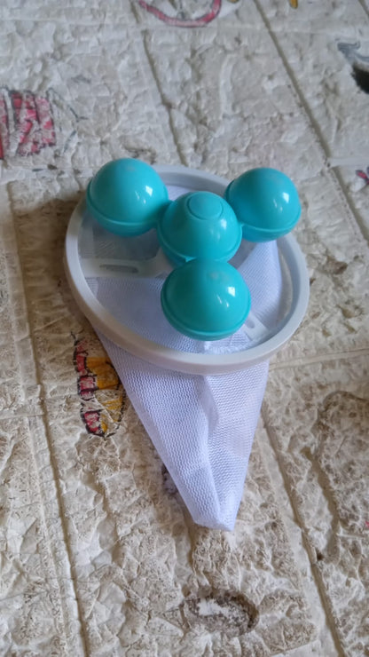 Floating Laundry Ball Lint Catcher Ã¢â‚¬â€œ Reusable Hair & Fur Filter (1 Pc)