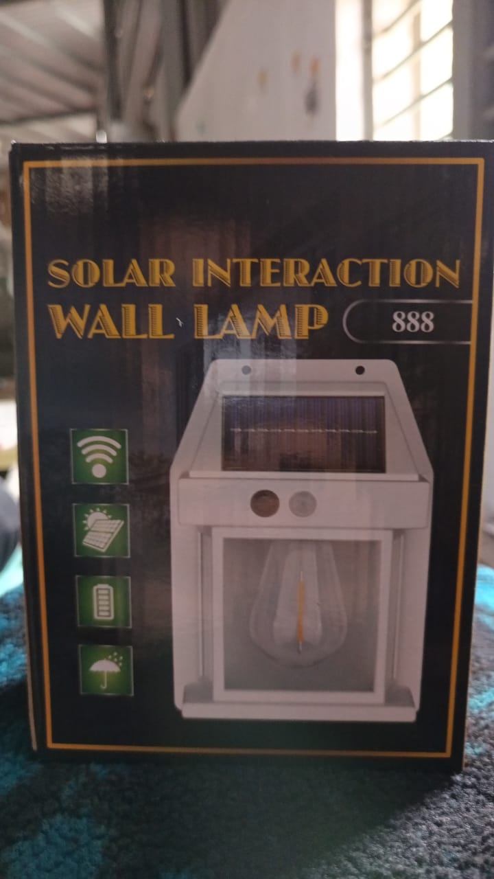 Solar Wall Lamp Ã¢â‚¬â€œ Wireless Outdoor Light with Motion Sensor & 3 Modes