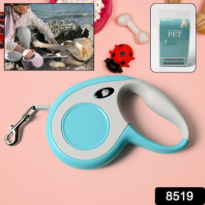 Retractable Dog Leash, Pet Walking Leash with Anti-Slip Handle, Strong Nylon Tape, Tangle-Free, One-Handed One Button Lock & Release, Suitable for Small / Medium Dog Or Cat, 16.5 ft (5 m)Ã‚Â 